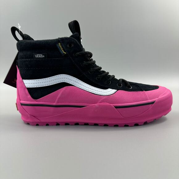 Vans Sk8-Hi Dip MTE-2 Women Size 7 Black Pink Waterproof Trail Hiking Shoes NEW - Picture 1 of 7